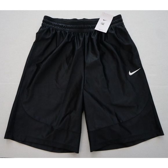 Nike CV1927-010 Men's Sz Medium Black Dri-FIT 10" Durasheen Basketball Shorts - Picture 1 of 8